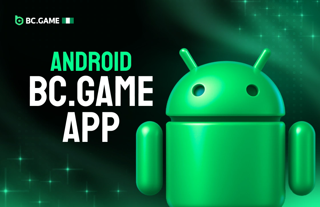 3D Android icon representing BC.Game Nigeria mobile casino application for Android users
