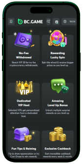 App screenshot VIP