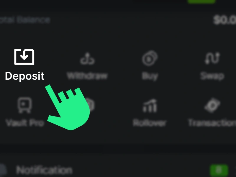 BC.Game Nigeria wallet interface with Deposit tab selected