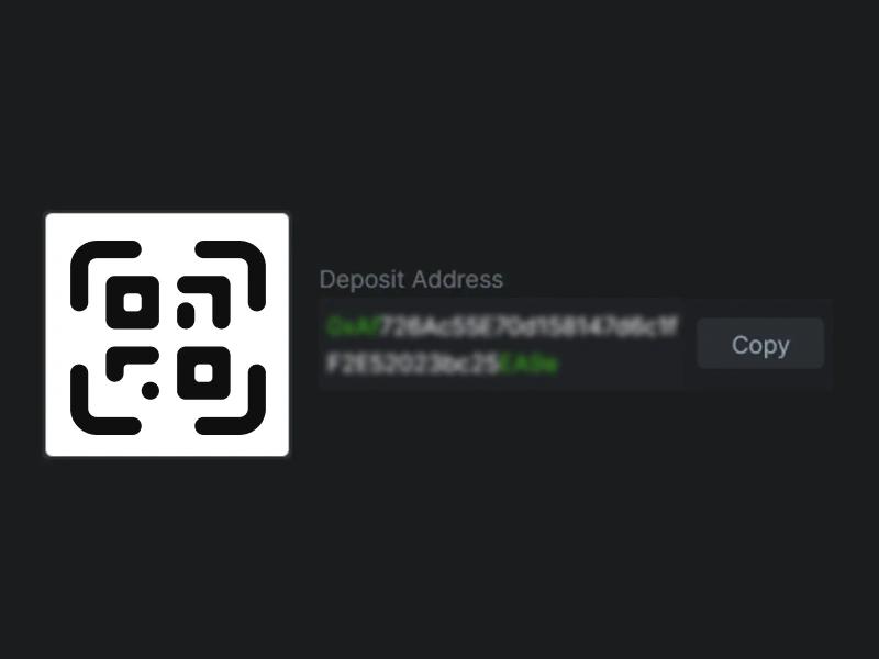 BC.Game Nigeria deposit instructions screen with payment details and QR code for cryptocurrency transfer
