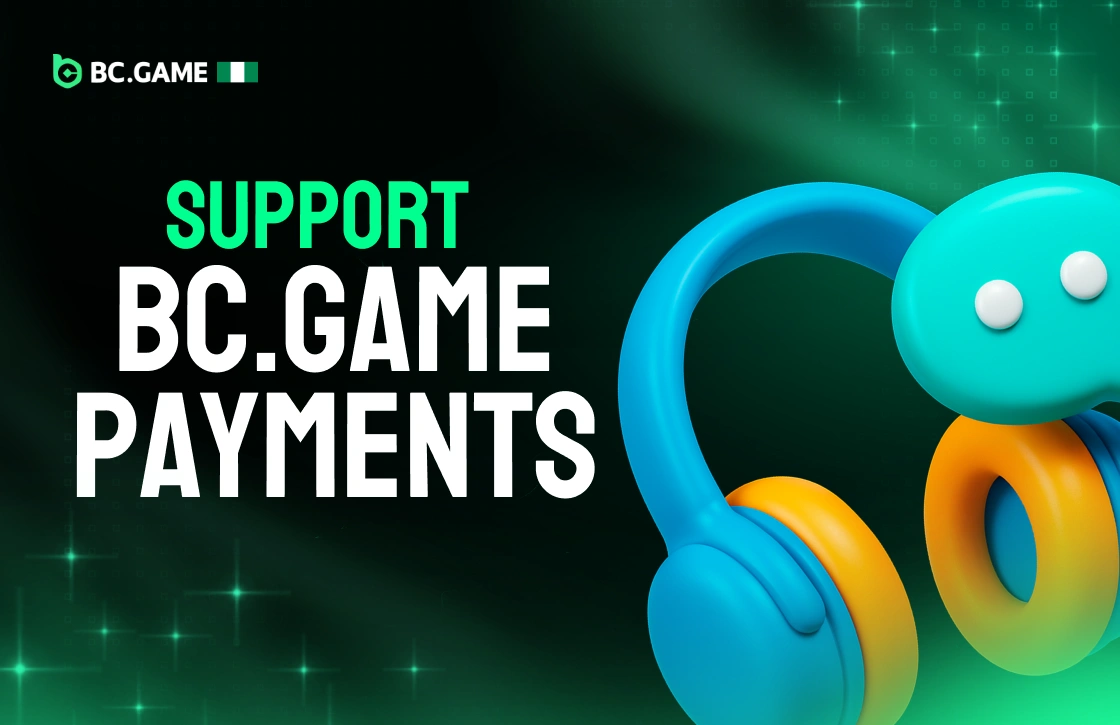 3D headset and chat cloud icon representing BC.Game Nigeria customer support service