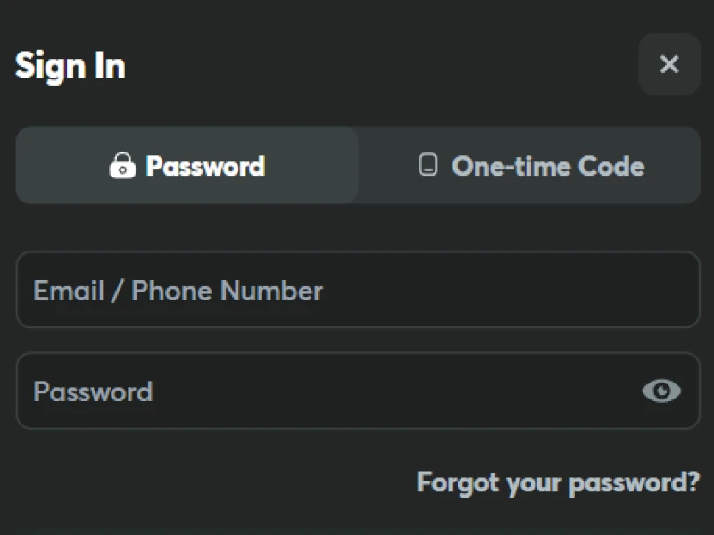 BC.Game Nigeria login and sign-in page