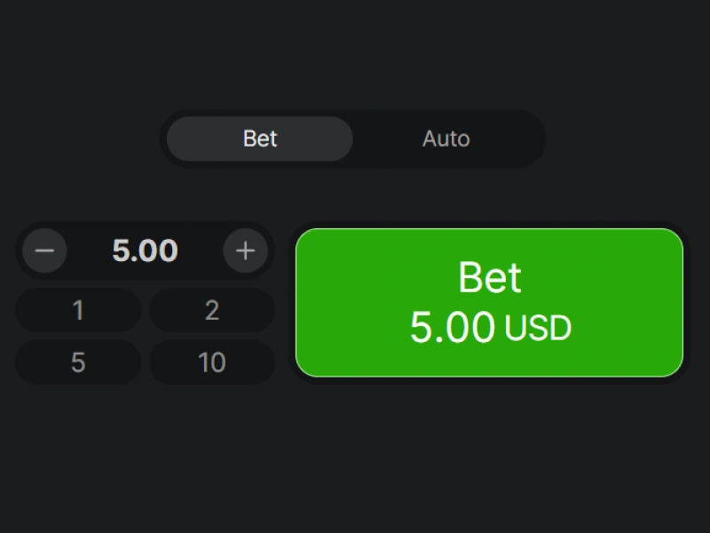 Placing a bet on BC.Game Aviator showing bet amount selection before the round starts